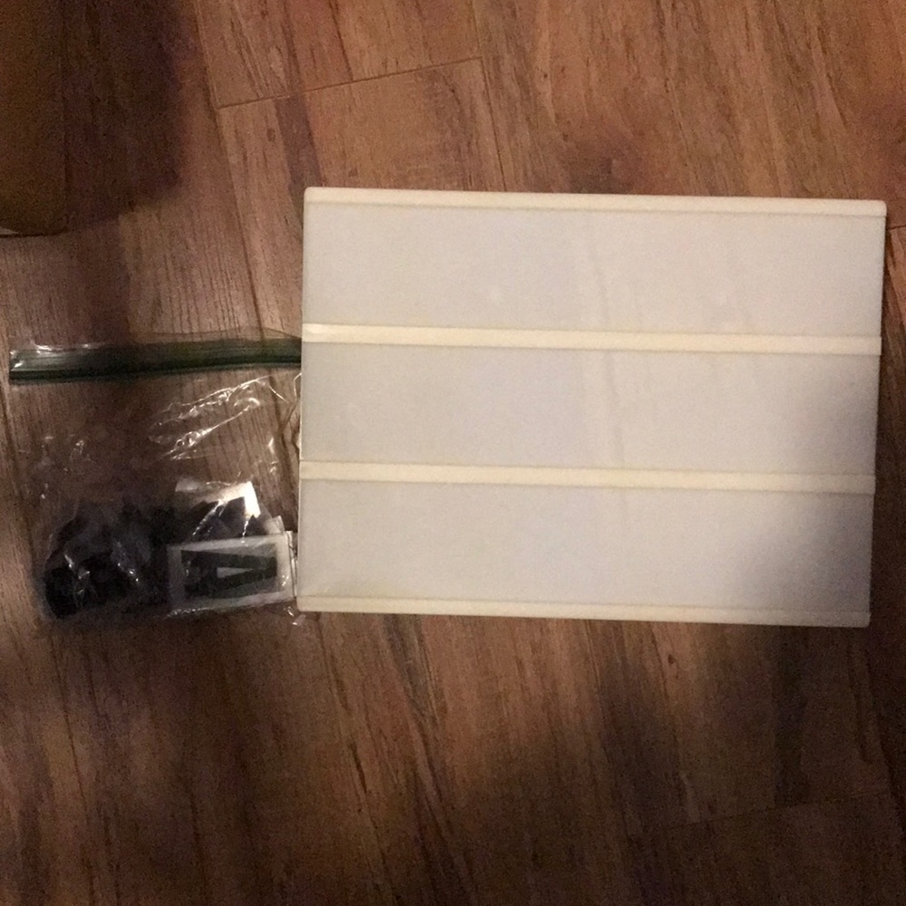 White Folding Tablet Cover with Built-in Stand